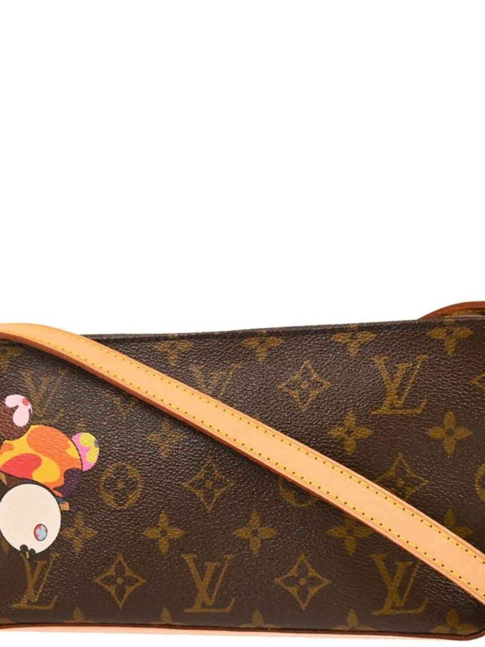 Louis Vuitton Monogram Panda Trotteur Shoulder Bag M51241 AR0094 185189 - Picture 5 of 16